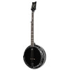 Ortega OBJ650-SBK Raven Series Banjo 5 String - Mahogany Black + Bag