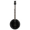 Ortega OBJ650-SBK Raven Series Banjo 5 String - Mahogany Black + Bag