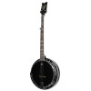 Ortega OBJ650-SBK Raven Series Banjo 5 String - Mahogany Black + Bag