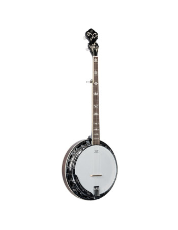 Ortega OBJ750-MA Falcon Series Banjo 5 String - Flamed Maple Natural + Bag