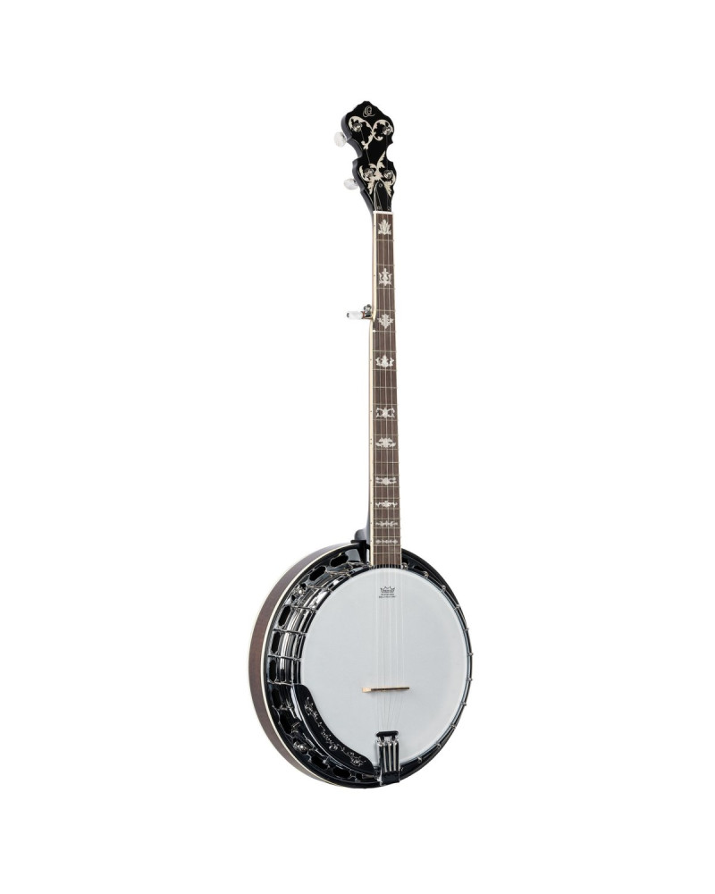 Ortega OBJ750-MA Falcon Series Banjo 5 String - Flamed Maple Natural + Bag