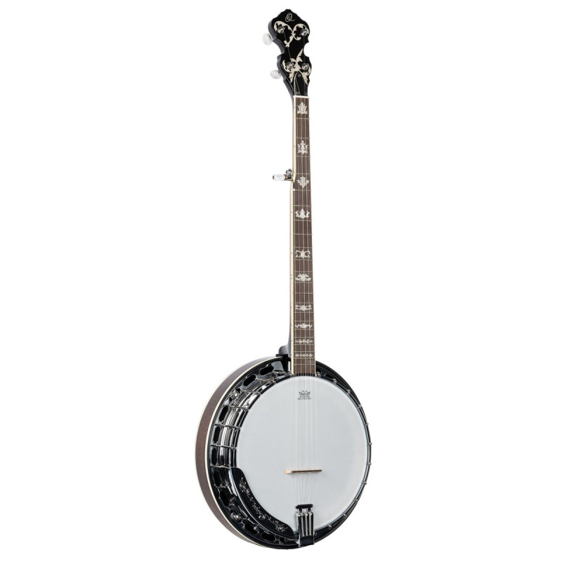 Ortega OBJ750-MA Falcon Series Banjo 5 String - Flamed Maple Natural + Bag