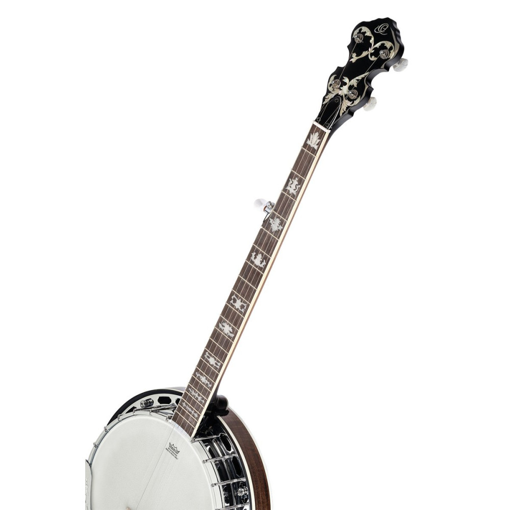 Ortega OBJ750-MA Falcon Series Banjo 5 String - Flamed Maple Natural + Bag