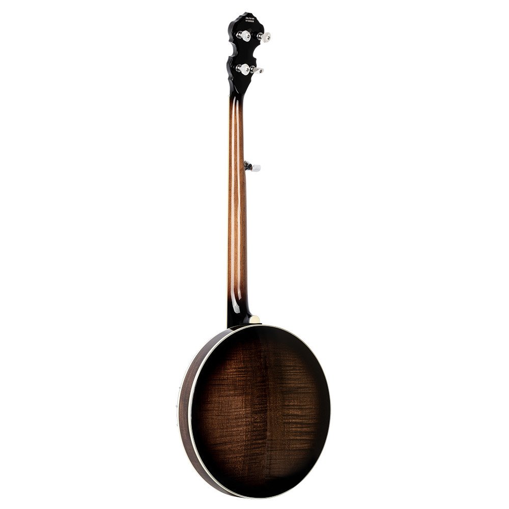 Ortega OBJ750-MA Falcon Series Banjo 5 String - Flamed Maple Natural + Bag