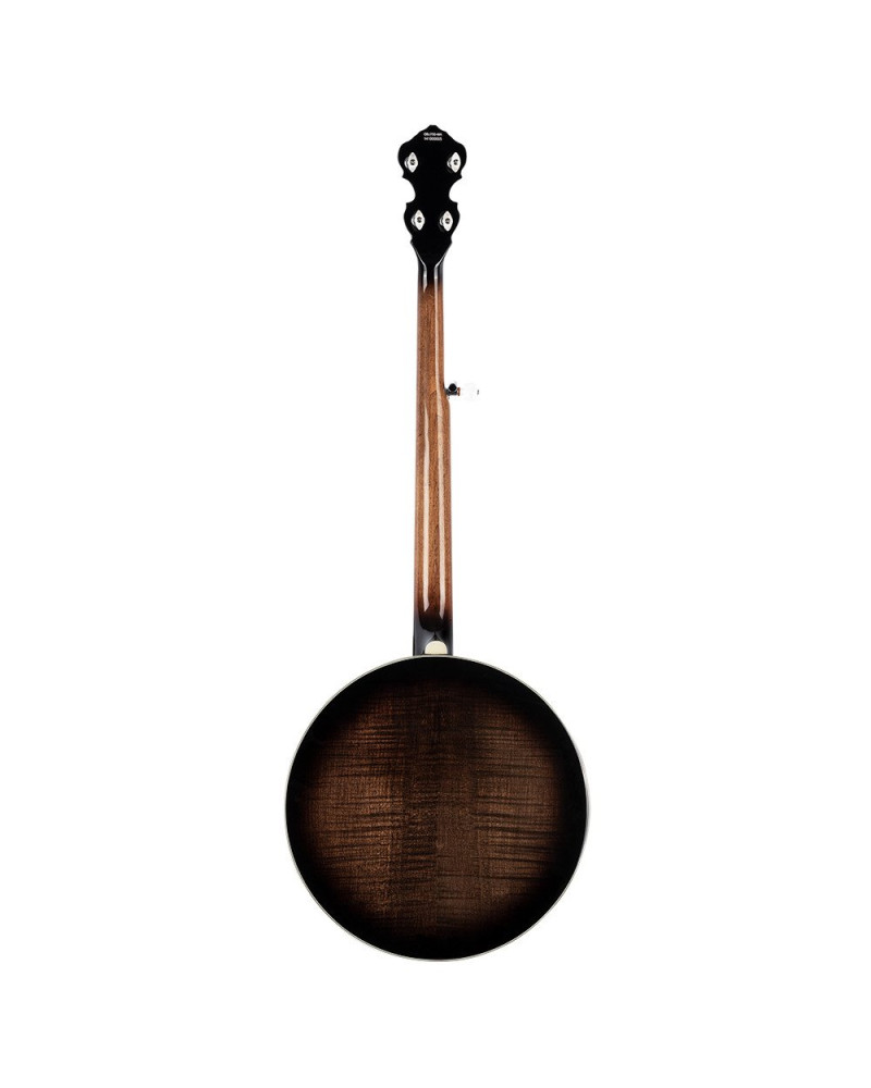 Ortega OBJ750-MA Falcon Series Banjo 5 String - Flamed Maple Natural + Bag