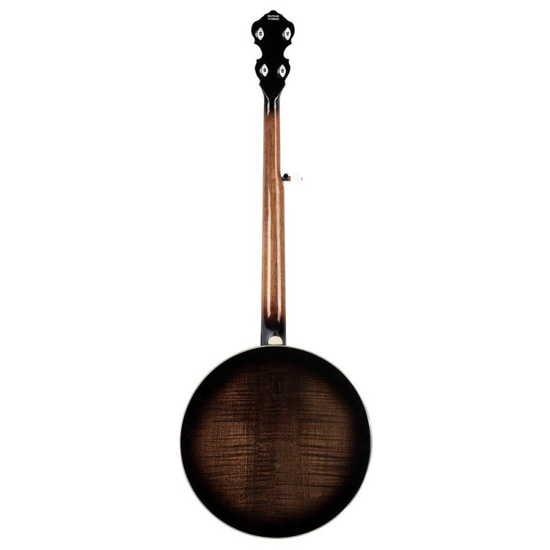 Ortega OBJ750-MA Falcon Series Banjo 5 String - Flamed Maple Natural + Bag