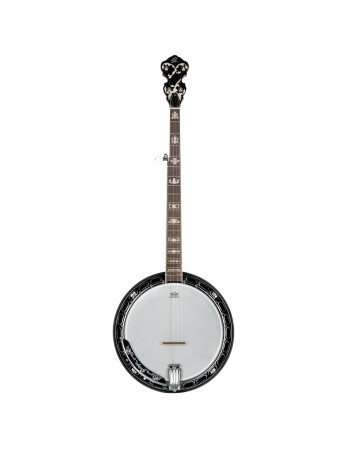 Ortega OBJ750-MA Falcon Series Banjo 5 String - Flamed Maple Natural + Bag