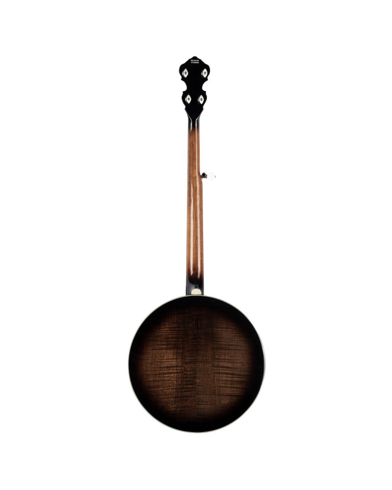 Ortega OBJ750-MA Falcon Series Banjo 5 String - Flamed Maple Natural + Bag