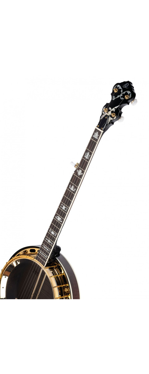 Ortega OBJ850-MA Falcon Series Banjo 5 String - Flamed Maple Natural + Bag