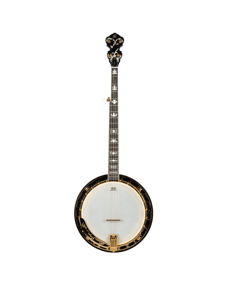 Ortega OBJ950-FMA Falcon Series Banjo 5 String - Flamed Maple Natural + Bag