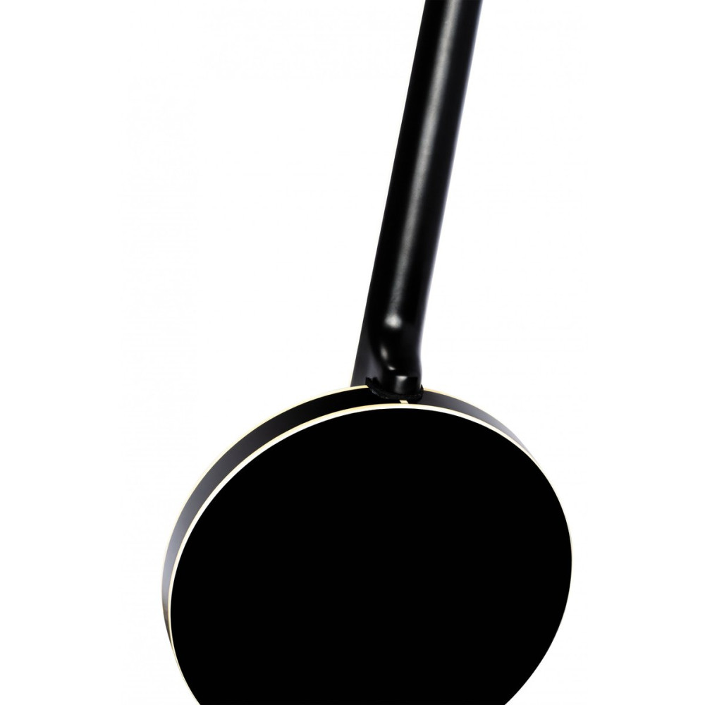 Ortega OBJE350/6-SBK Raven Series Banjo 6 String - Mahogany Black + Bag