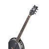Ortega OBJE356-SBK-L Raven Series Banjo 6 String Lefty - Mahogany Black + Bag