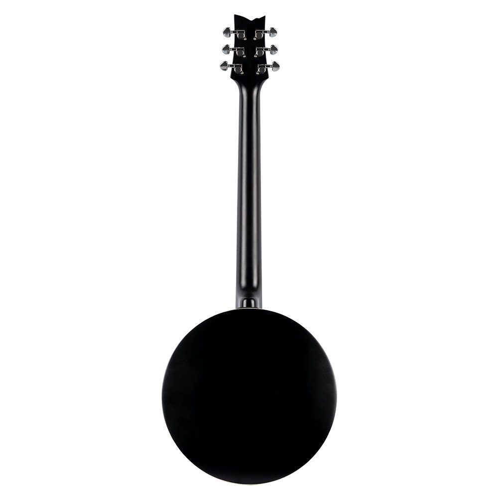 Ortega OBJE356-SBK-L Raven Series Banjo 6 String Lefty - Mahogany Black + Bag