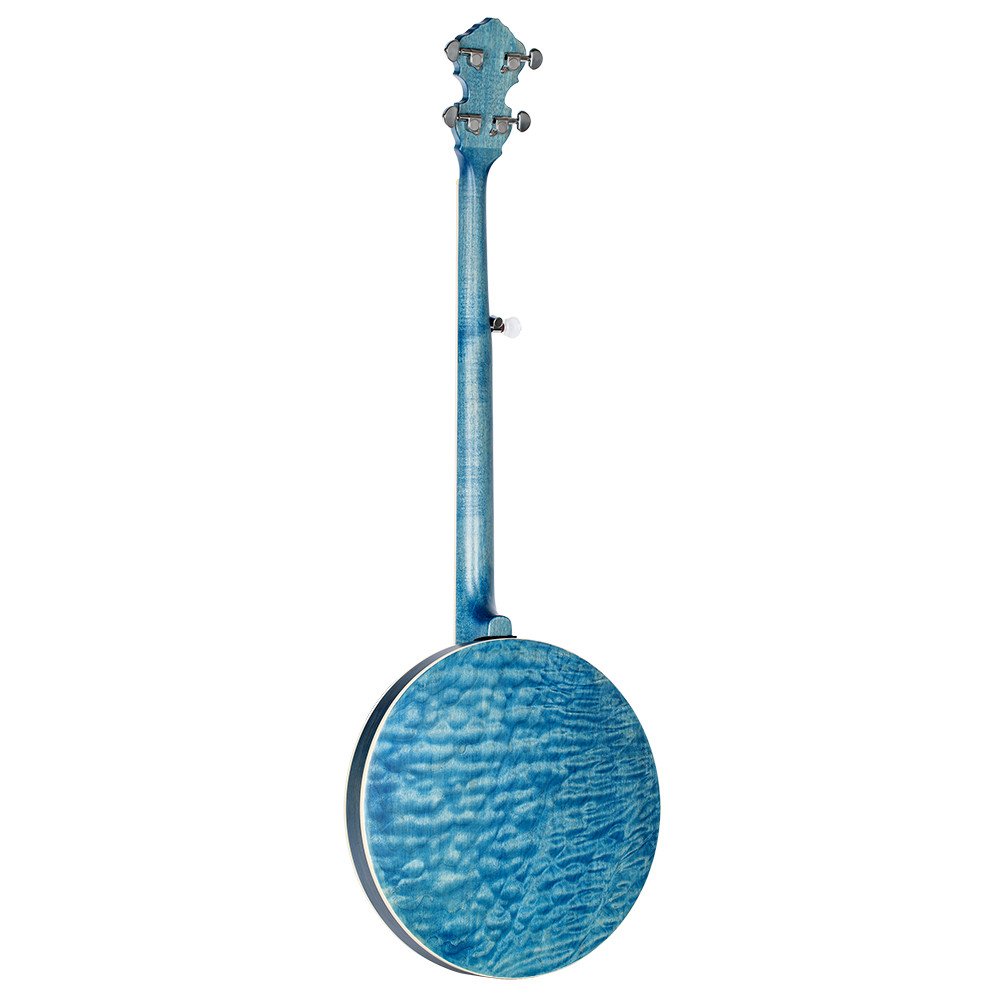 Ortega OBJE400TBL Falcon Series Banjo 5 String - Maple Blue + Bag