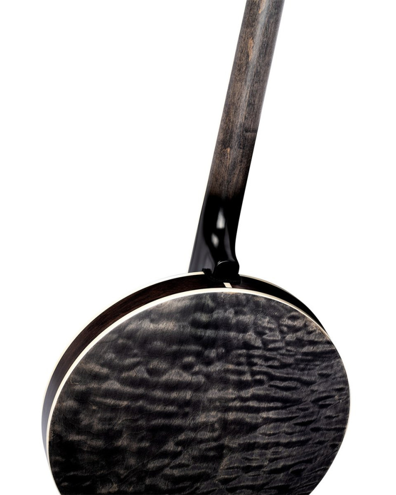 Ortega OBJE400TCO Falcon Series Banjo 5 String - Maple Charcoal + Bag