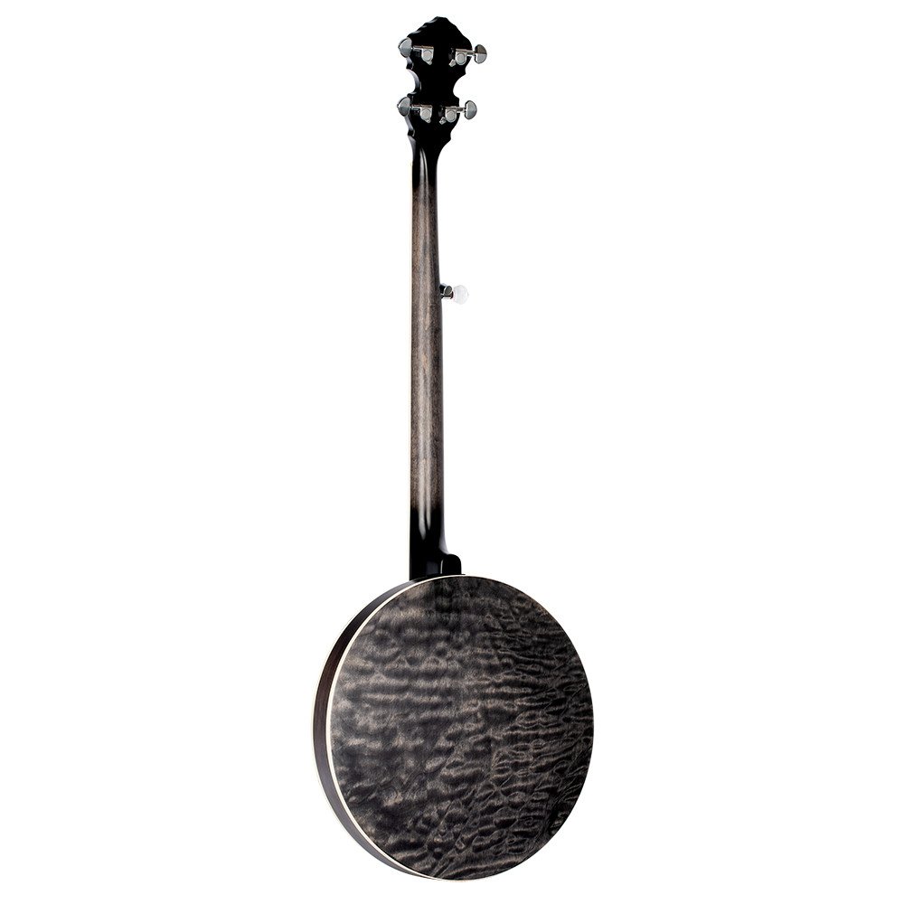 Ortega OBJE400TCO Falcon Series Banjo 5 String - Maple Charcoal + Bag