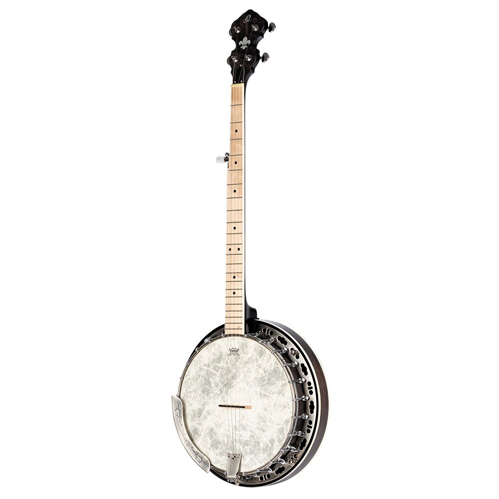 Ortega OBJE400TCO Falcon Series Banjo 5 String - Maple Charcoal + Bag