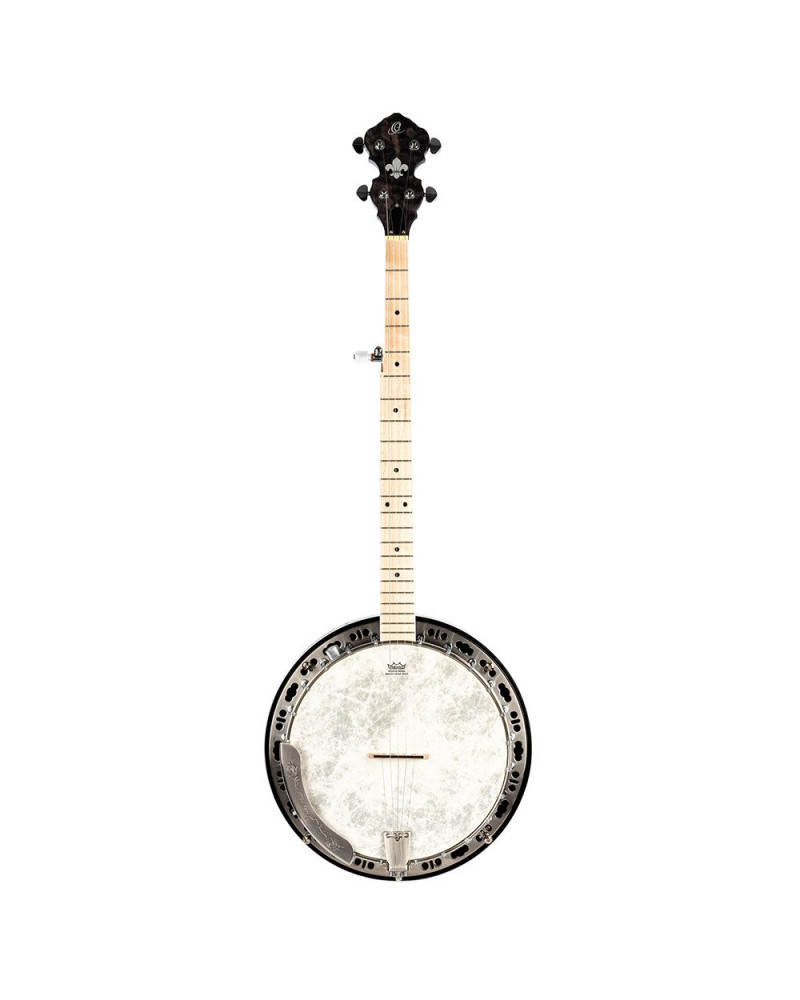 Ortega OBJE400TCO Falcon Series Banjo 5 String - Maple Charcoal + Bag