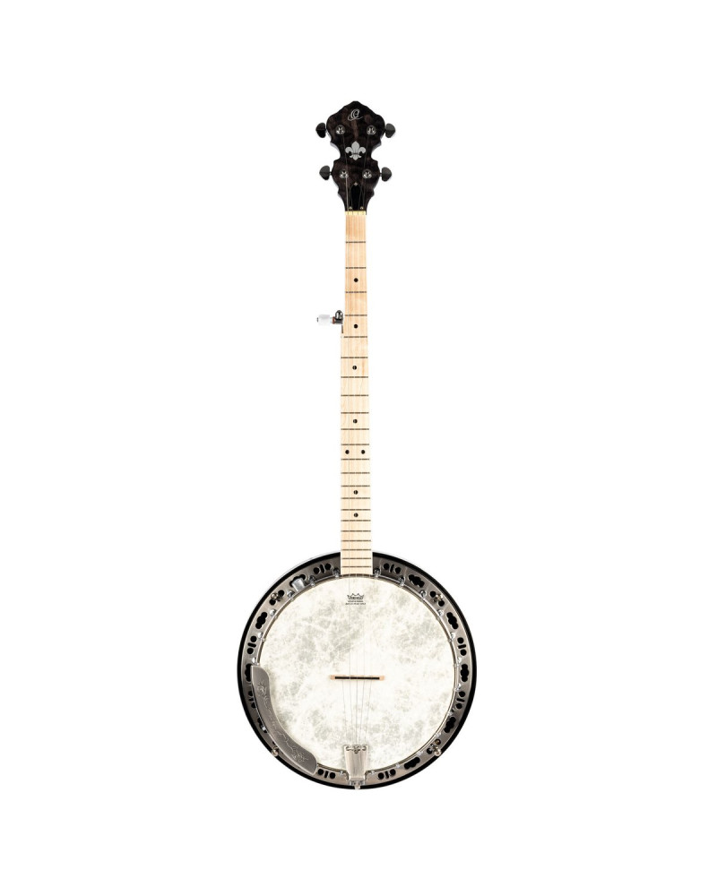 Ortega OBJE400TCO Falcon Series Banjo 5 String - Maple Charcoal + Bag