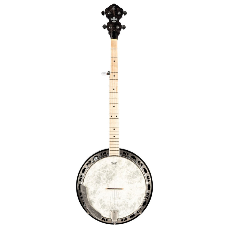 Ortega OBJE400TCO Falcon Series Banjo 5 String - Maple Charcoal + Bag