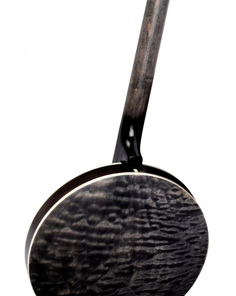 Ortega OBJE400TCO Falcon Series Banjo 5 String - Maple Charcoal + Bag