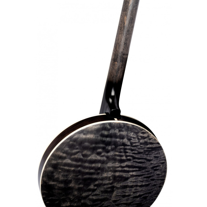 Ortega OBJE400TCO Falcon Series Banjo 5 String - Maple Charcoal + Bag