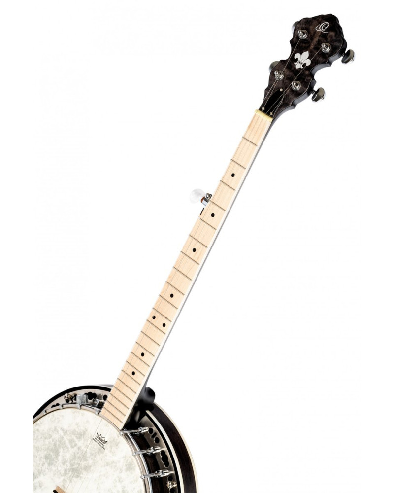 Ortega OBJE400TCO Falcon Series Banjo 5 String - Maple Charcoal + Bag