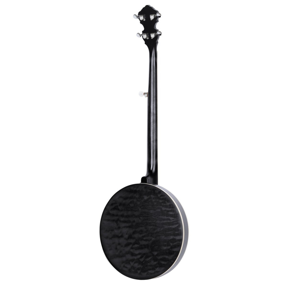 Ortega OBJE400TCO-L Falcon Series Banjo 5 String Lefty - Maple Charcoal + Bag