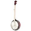 Ortega OBJE400TFR Falcon Series Banjo 5 String - Maple Fire Red + Bag