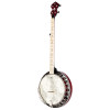 Ortega OBJE400TFR Falcon Series Banjo 5 String - Maple Fire Red + Bag