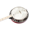 Ortega OBJE400TFR Falcon Series Banjo 5 String - Maple Fire Red + Bag