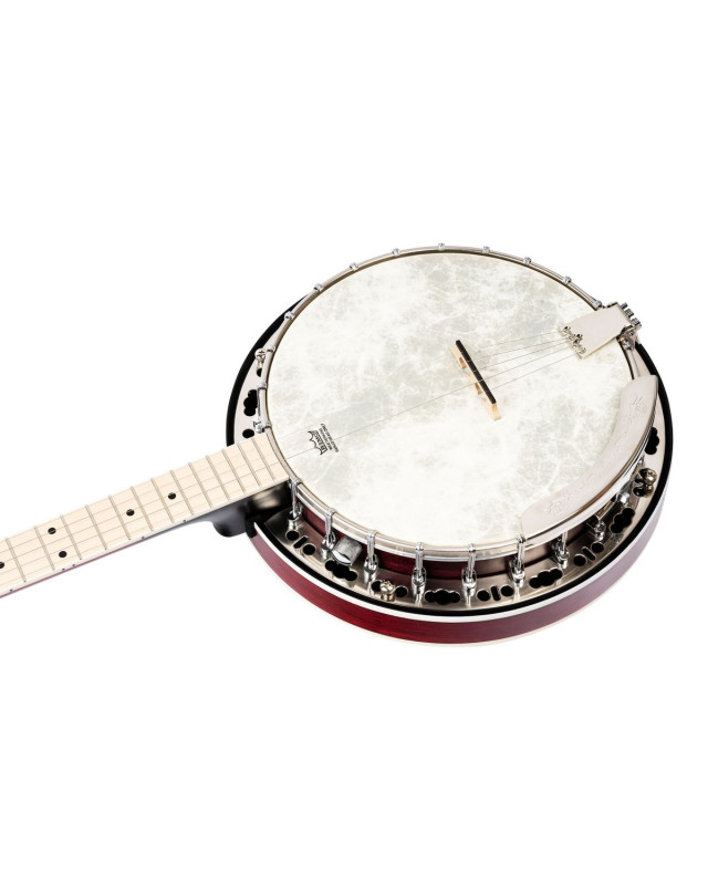 Ortega OBJE400TGR Falcon Series Banjo 5 String - Maple Green + Bag