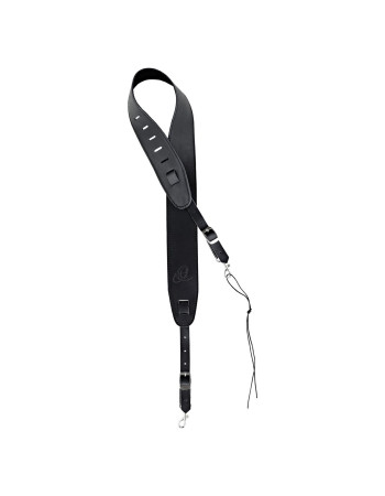 Ortega OBJS-BK Banjo Leather Strap - Black