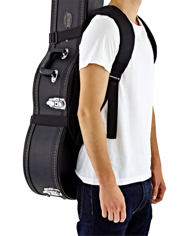 Ortega OBPS-DLX DeLuxe Back Pack Strap - Black