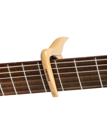 Ortega OCAPO-MAD Flat Guitar Capo - Maple Design
