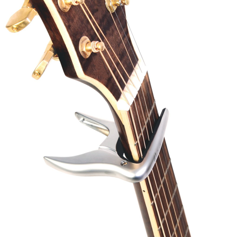 Ortega OCAPOCV-CR Curved Guitar Capo - Chrome