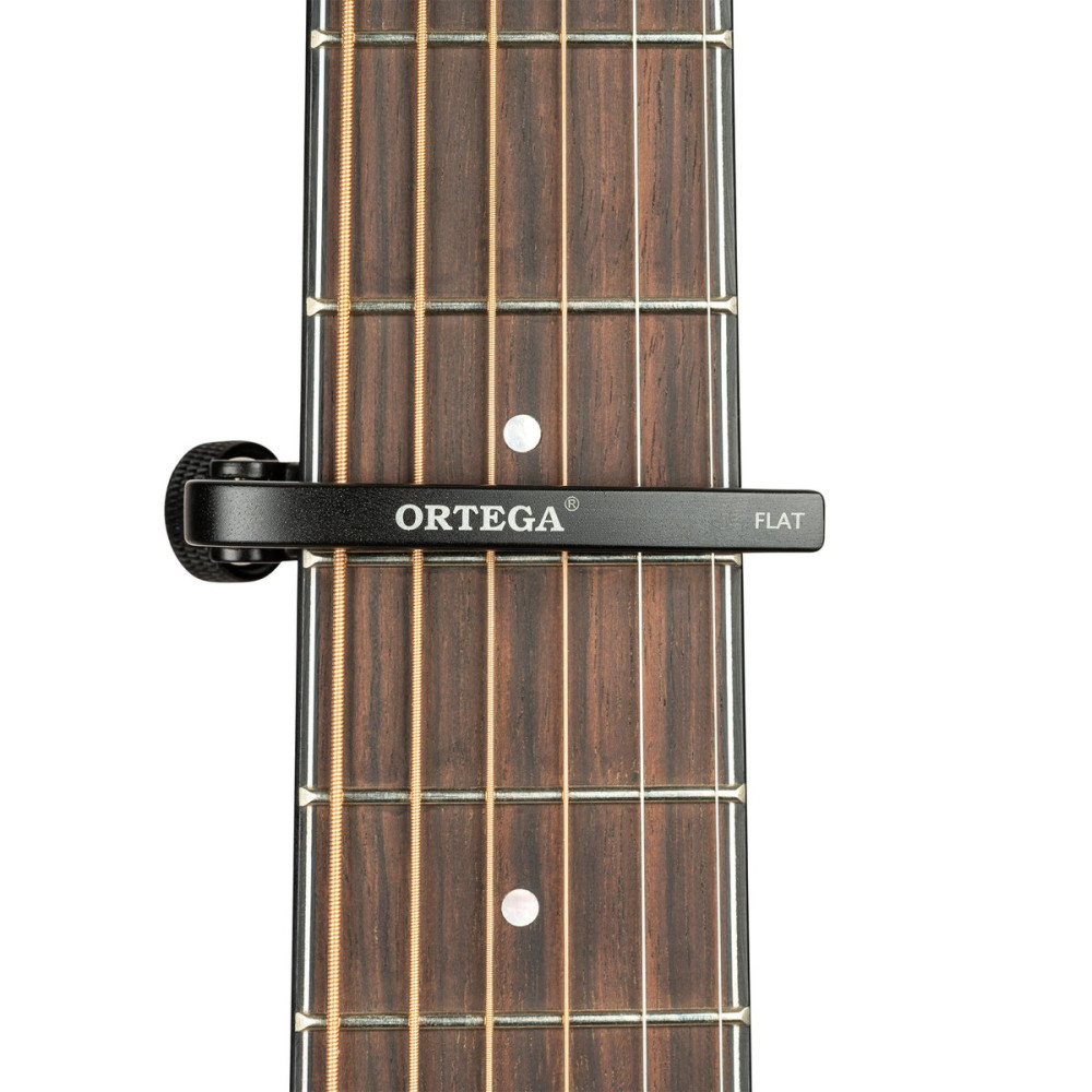 Ortega OCAPOPRO-BK Pro Series Flat Capo - Black
