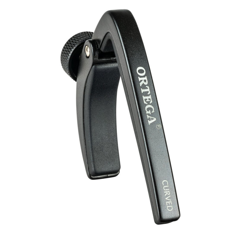 Ortega OCAPOPROCV-BK Pro Series Curved Capo - Black