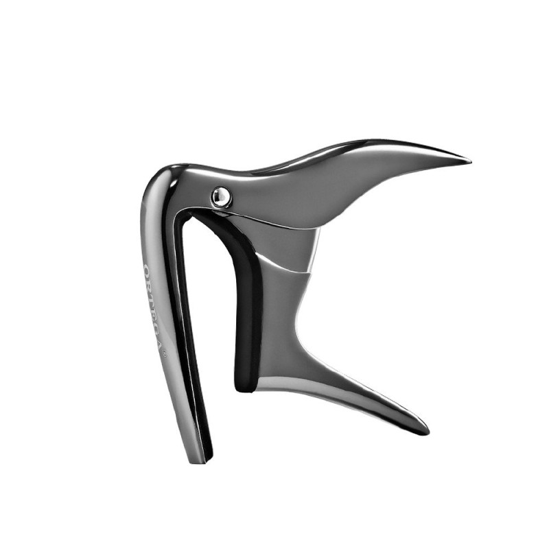 Ortega OCAPOUKE-BCR Ukulele Capo - Black Chrome