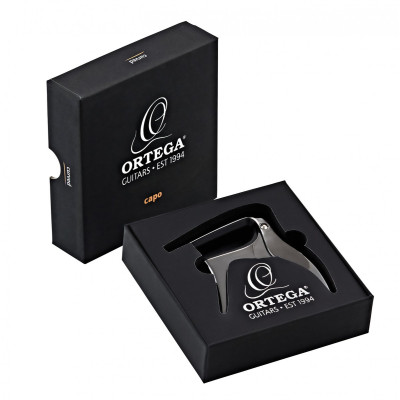 Ortega OCAPOUKE-BCR Ukulele Capo - Black Chrome