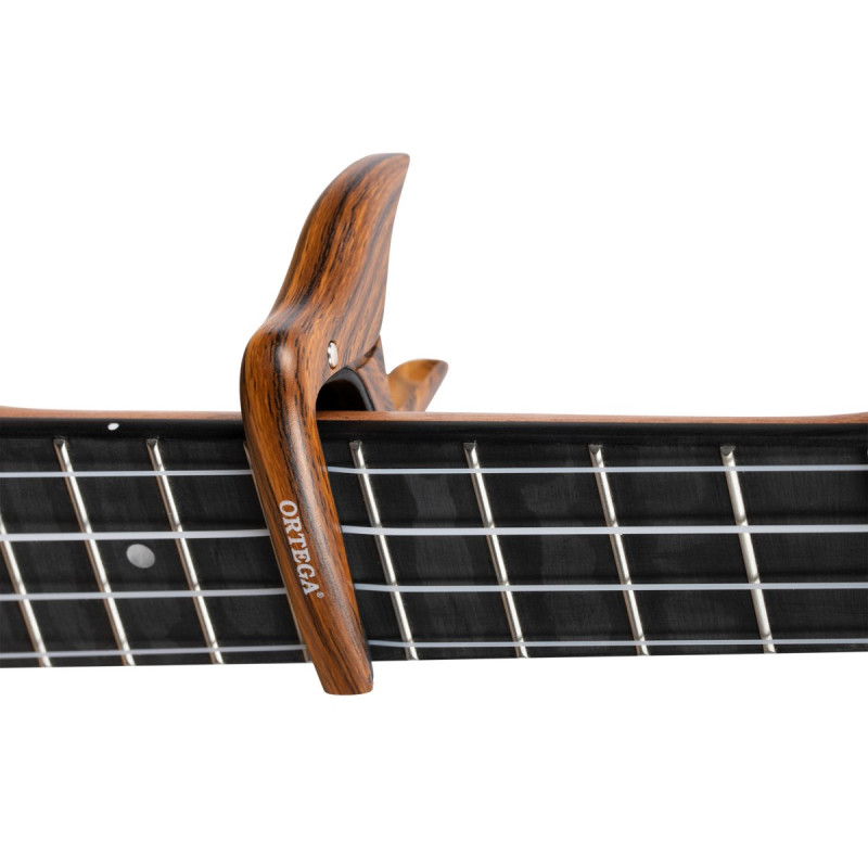 Ortega OCAPOUKE-WND Ukulele Capo - Walnut Design
