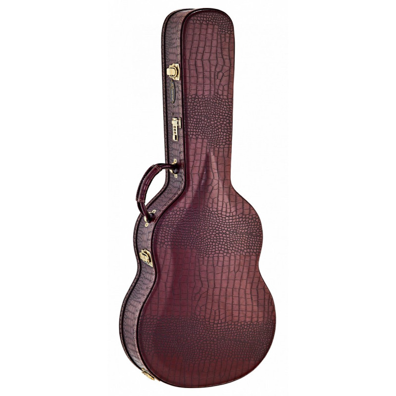 Ortega OCCPRO Pro Classical-Guitar-Hardcase - Brown Croco