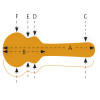 Ortega OCCPRO Pro Classical-Guitar-Hardcase - Brown Croco