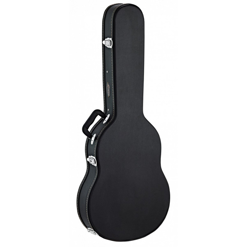 Ortega OCCSTD-T Economy Classical-Guitar-Thinline-Hardcase - Black