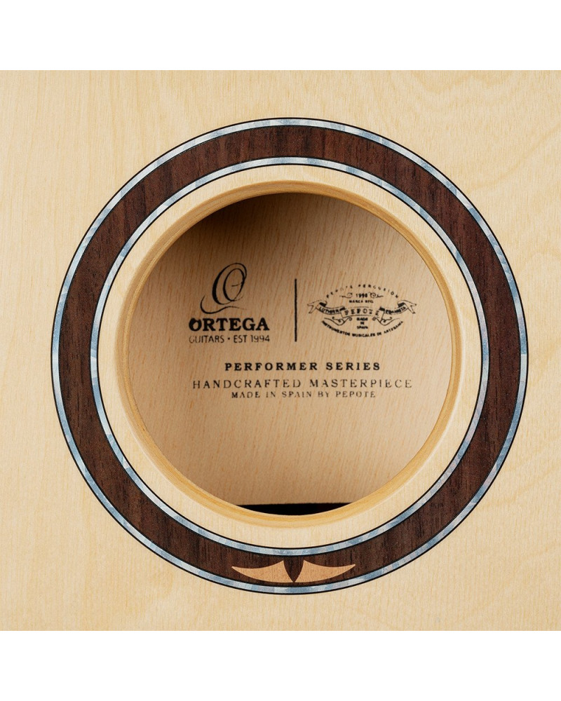 Ortega OCJPF-2-L Performer Series Cajon Lefty - Cedar / Baltic Birch Natural