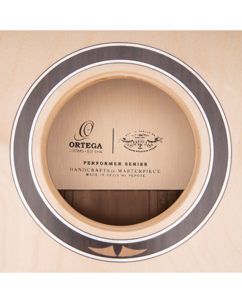 Ortega OCJPF-2-L Performer Series Cajon Lefty - Cedar / Baltic Birch Natural