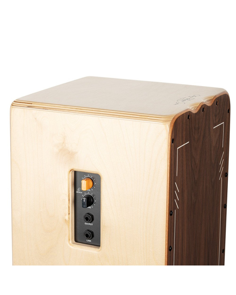 Ortega OCJPF-3 Performer Series Cajon - Walnut / Baltic Birch Natural