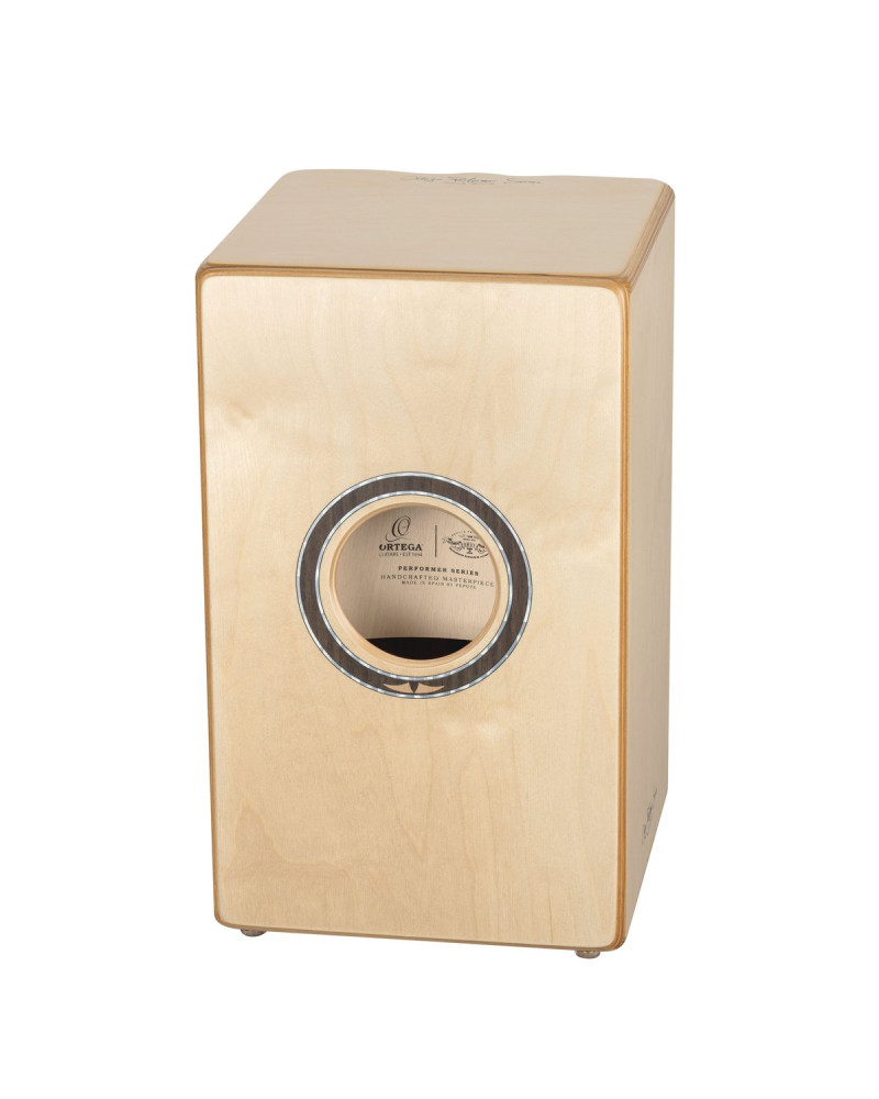 Ortega OCJPF-3-L Performer Series Cajon Lefty - Walnut / Baltic Birch Natural