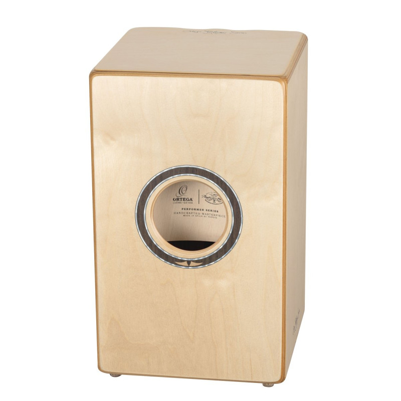 Ortega OCJPF-3-L Performer Series Cajon Lefty - Walnut / Baltic Birch Natural