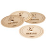 Ortega OCO-4 Wooden Coaster 4 pcs Set - Spruce